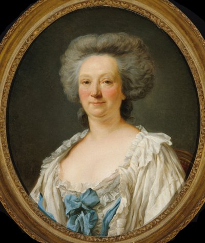 Madame Geoffrin portréja 1699-1777, 1787. alkotó: Jean François Gilles Colson