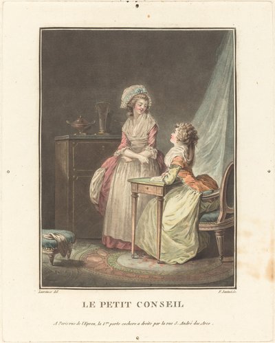 A kis tanács alkotó: Jean François Janinet after Nicolas Lavreince