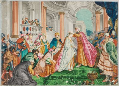 Eszter koronázása alkotó: Jean François de Troy