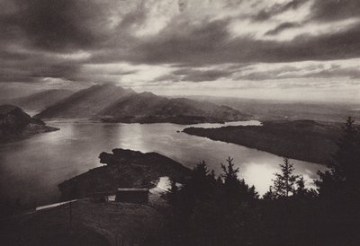 Rigi Kaltbad, esti hangulat, kilátással a kancelláriáról (f/w fotó) alkotó: Jean Gaberell