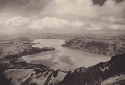 Rigi Kulm, kilátás a Zugi-tóra (f/w fotó) alkotó: Jean Gaberell