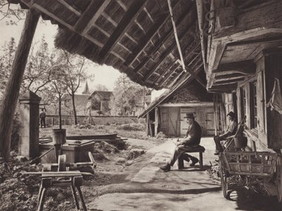Svájc: Berni Farm-House, a tetőtéri ház tetője alatt (f/w fotó) alkotó: Jean Gaberell