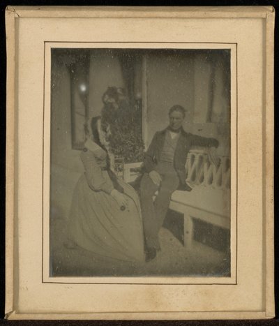 [Anna de Westphalen és férje portréja] alkotó: Jean Gabriel Eynard
