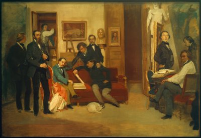 A művész műterme alkotó: Jean Francois Gigoux