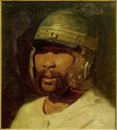 Egy szaracén feje alkotó: Jean Francois Gigoux