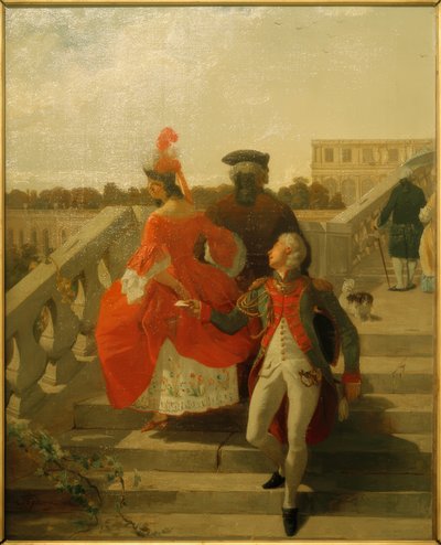 Saint-Lambert u.dHoudetot alkotó: Jean Francois Gigoux