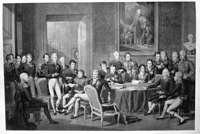 Bécsi Kongresszus (metszet) alkotó: Jean Godefroy