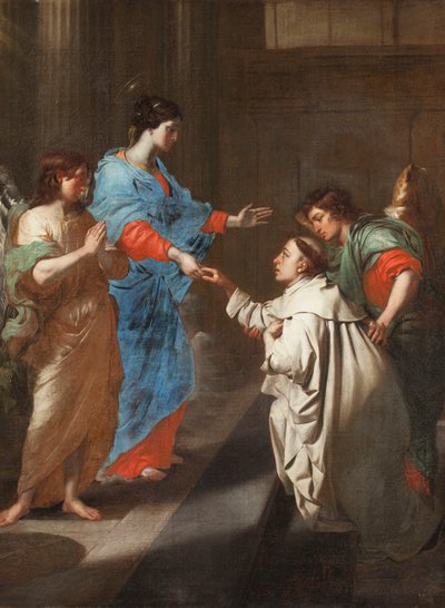 Boldog Hermann József misztikus eljegyzése Szűz Máriával. alkotó: Jean Guillaume Carlier