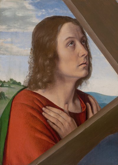 Töredék a keresztet vivő Krisztusból: Szent János evangélista, 150005. alkotó: Jean Hey