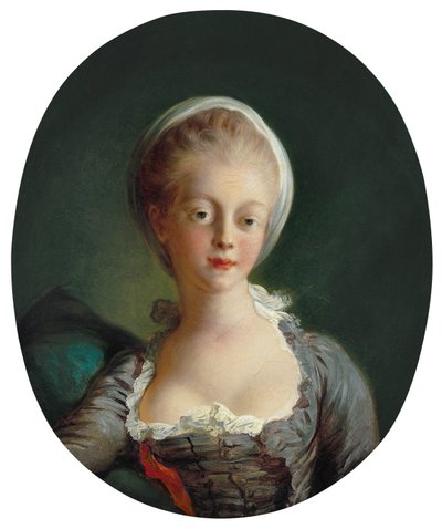 Fragonard - Fiatal hölgy portréja, 1770 körül - 1772 alkotó: Jean Honore Fragonard