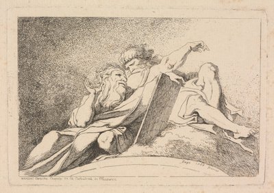 A két próféta alkotó: Jean Honoré Fragonard after Annibale Carracci