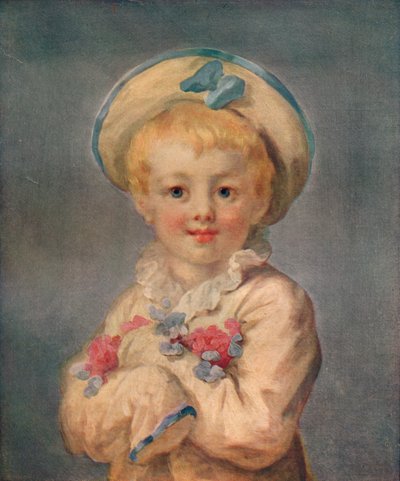 Egy fiú, mint Pierrot, 1780. 1911 alkotó: Jean Honore Fragonard