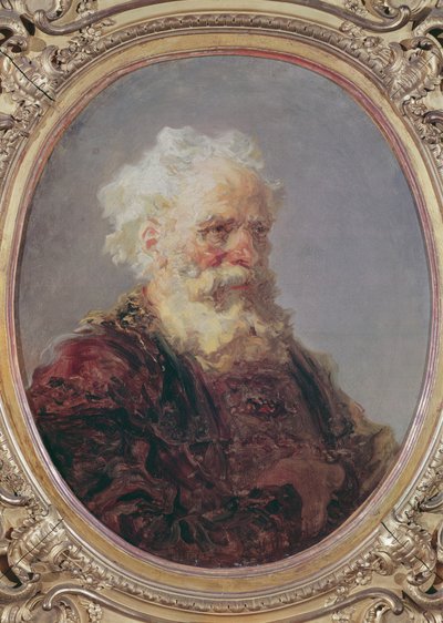 Egy idős, fehér hajú férfi, 1767 körül alkotó: Jean Honore Fragonard