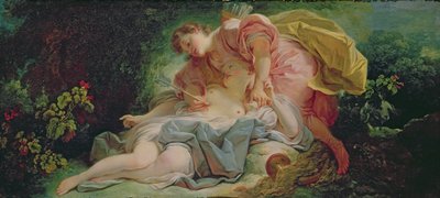 Cephalus és Procris (olaj, vászon) alkotó: Jean Honore Fragonard