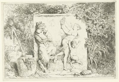 Szatírok tánca Bacchanales (sorozat címe) Nimfák és szatírok (sorozat címe) alkotó: Jean Honore Fragonard