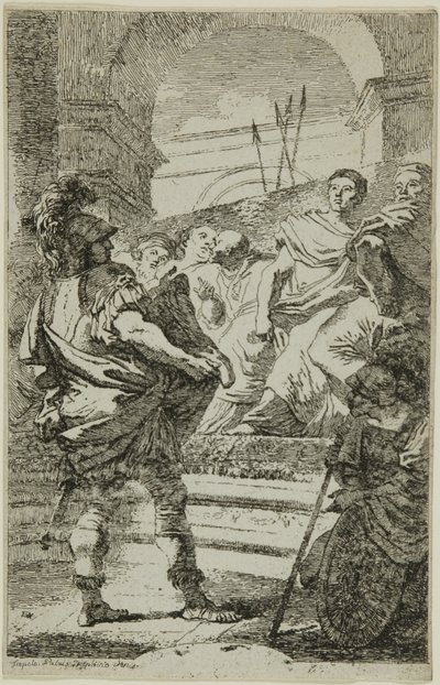 Fabius Maximus a karthágói szenátus előtt alkotó: Jean Honore Fragonard