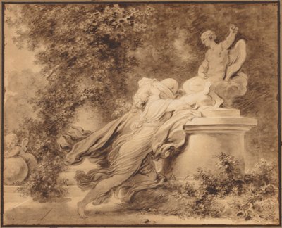Invocation to Love c. 1781. alkotó: Jean Honore Fragonard