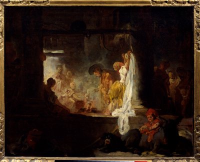 Les blechisseuses Jean Honore Fragonard festménye alkotó: Jean Honore Fragonard
