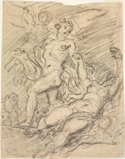 Orpheus és Eurydice recto , Kr. e. 1761. alkotó: Jean Honore Fragonard
