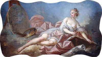 A festészet megszemélyesítése, alkotó: Jean Honore Fragonard