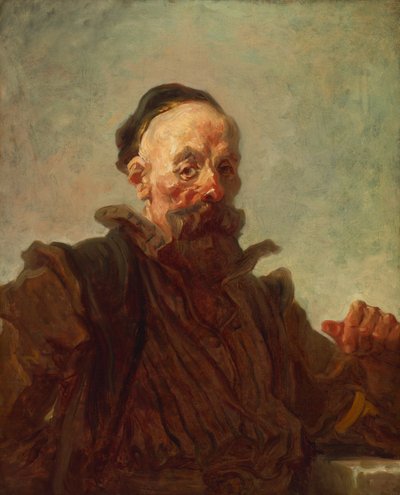 Egy férfi portréja jelmezben alkotó: Jean Honore Fragonard