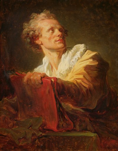 Egy fiatal művész portréja, feltehetően Jacques-Andre Naigeon (1738-1810) alkotó: Jean Honore Fragonard
