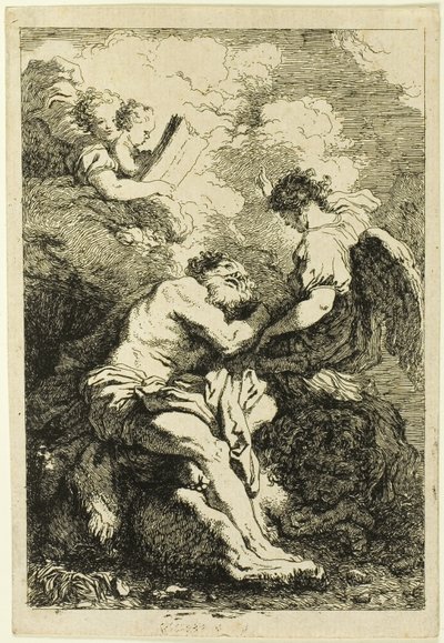 Szent Jeromos alkotó: Jean Honore Fragonard