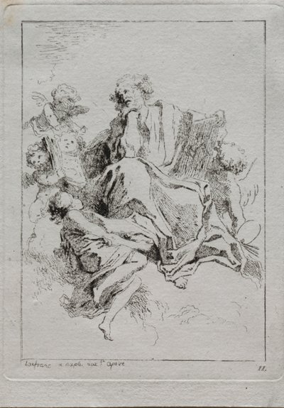 Szent Lukács alkotó: Jean Honore Fragonard