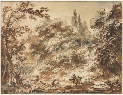Jelenet egy parkban alkotó: Jean Honore Fragonard