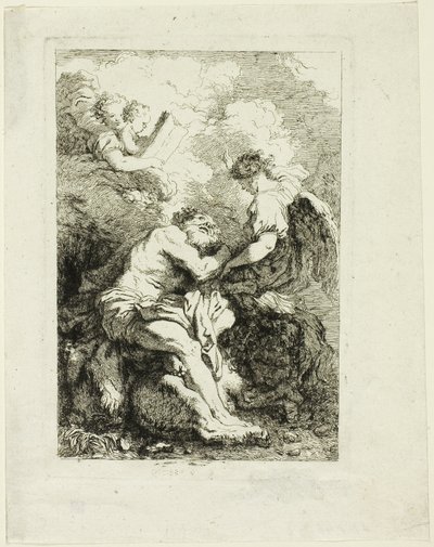 Szent Jeromos alkotó: Jean Honore Fragonard