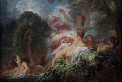 A fürdőzők alkotó: Jean-Honore Fragonard
