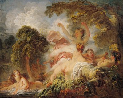 A fürdőzők, 1765 körül alkotó: Jean Honore Fragonard