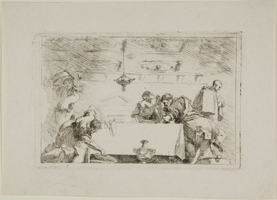 A tanítványok Emmausban alkotó: Jean Honore Fragonard