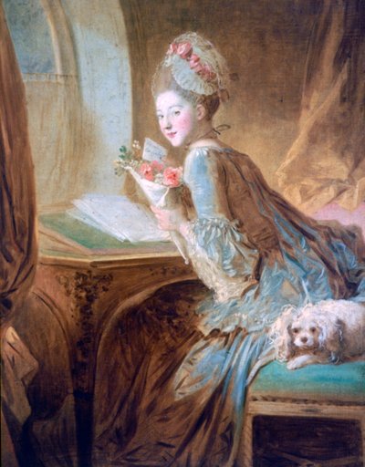 A szerelmes levél, 1770 alkotó: Jean Honore Fragonard