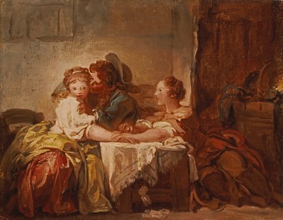 Egy csók díja, 1760 alkotó: Jean Honore Fragonard