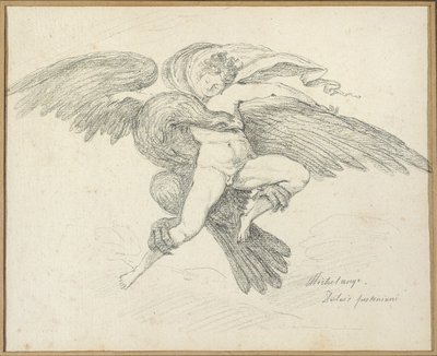 Ganymedes megerőszakolása Michelangelo után alkotó: Jean Honore Fragonard