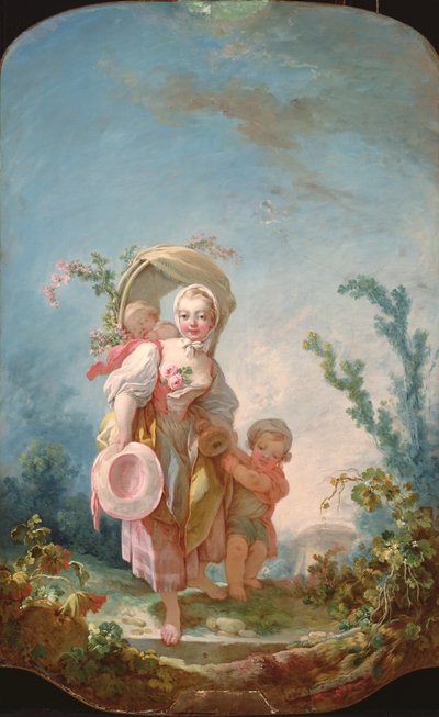 A pásztorlány, 1748-52 alkotó: Jean Honore Fragonard