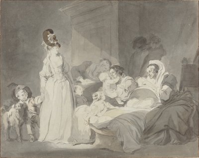 Látogatás a nővérnél alkotó: Jean Honore Fragonard