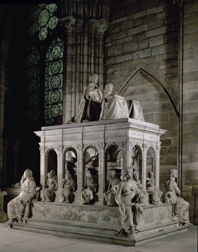 XII. Lajos (1462-1515) és Bretagne-i Anna (1477-1514) sírja (márvány) alkotó: Jean I Juste
