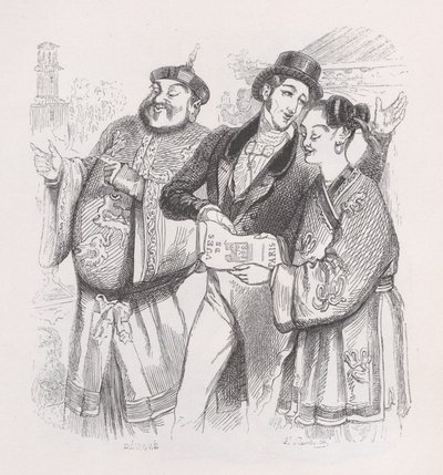 Párizsi Jean a Béranger teljes műveiből, 1836. alkotó: Jean Ignace Isidore Gérard