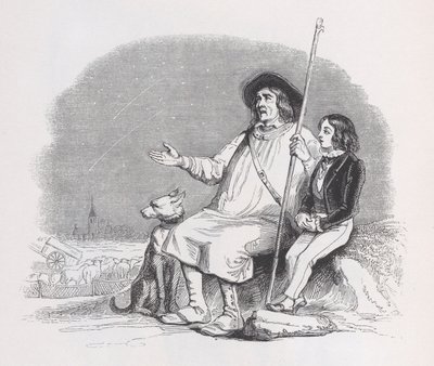 Hullócsillagok Béranger teljes műveiből, 1836. alkotó: Jean Ignace Isidore Gérard