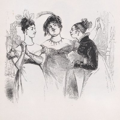 Ezeknek a hölgyeknek a véleménye a Béranger teljes műveiből, 1836. alkotó: Jean Ignace Isidore Gérard