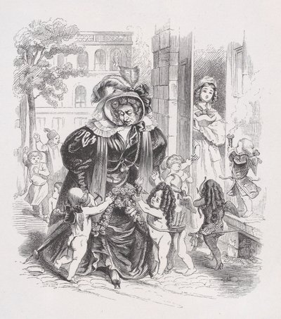 A szegény putti Béranger teljes műveiből, 1836. alkotó: Jean Ignace Isidore Gérard