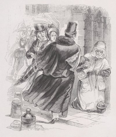 A szegény asszony a Béranger teljes műveiből, 1836. alkotó: Jean Ignace Isidore Gérard