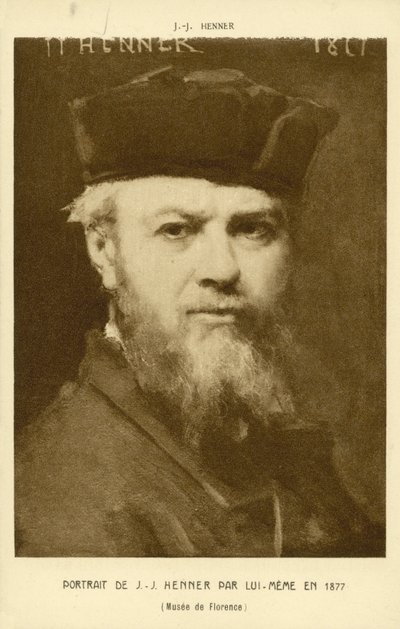Jean-Jacques Henner francia művész önarcképe alkotó: Jean Jacques (after) Henner