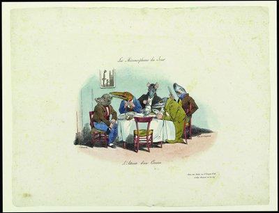 A mai metamorfózisok. Vendégre vár A nap metamorfózisai. Várom a gue-t alkotó: Jean Jacques Grandville