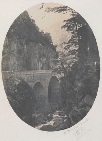 Szurdok és forró vizek, Pireneusok alkotó: Jean Jacques Heilmann