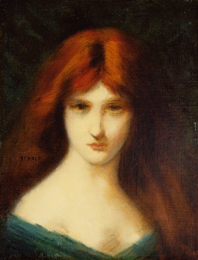 Egy hölgy portréja alkotó: Jean Jacques Henner