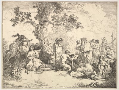 Áldozat Pánnak, 1762-63. alkotó: Jean Jacques Lagrenee