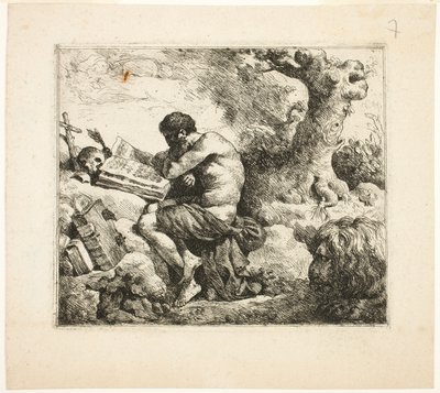 Szent Jeromos alkotó: Jean Jacques Lagrenee